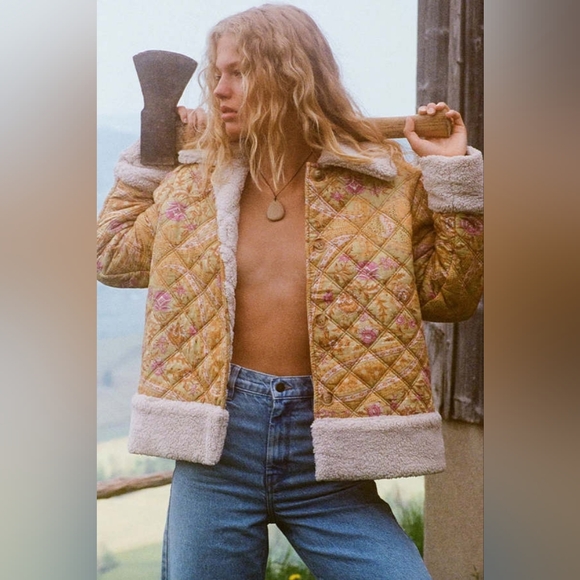 Spell Jackets & Blazers - NWT Spell & the Gypsy x Free People Belladonna Reversable Sherpa Jacket Size XL